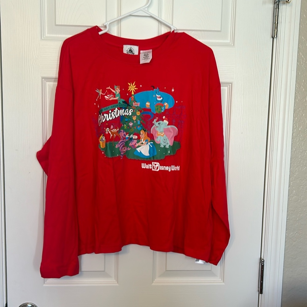 2023 Disney Parks Classic Christmas DON'T OPEN TIL CHRISTMAS L/S Shirt Size XL